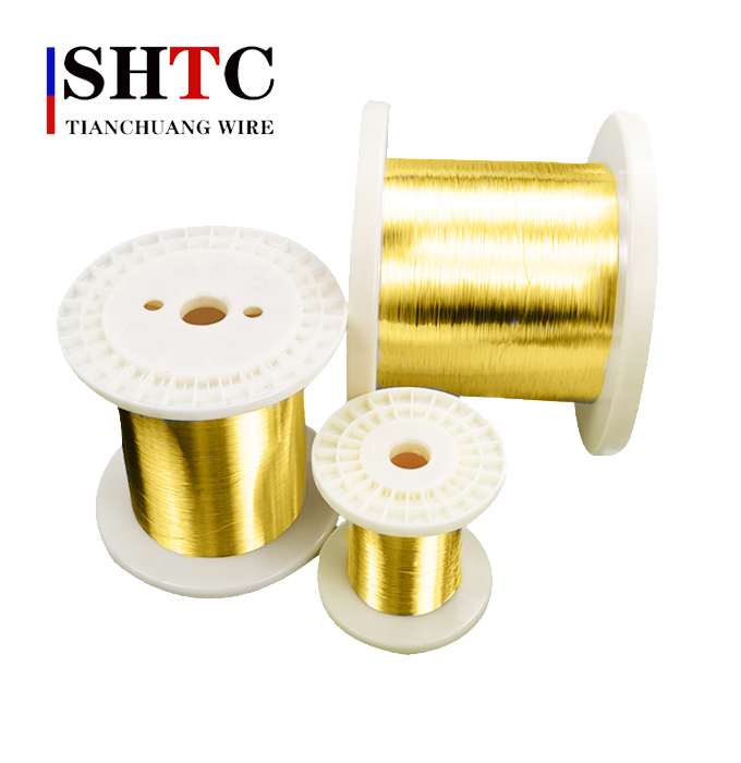 Gold plated copper wire