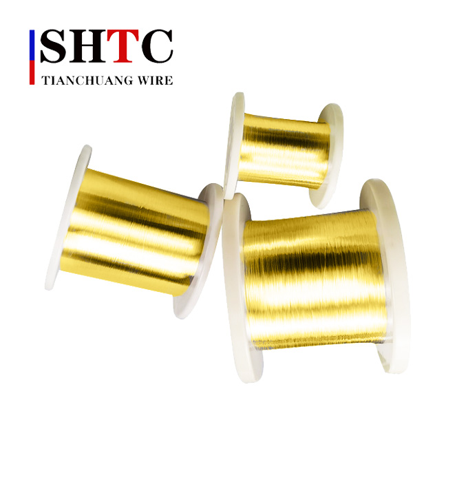 Gold plated copper wire