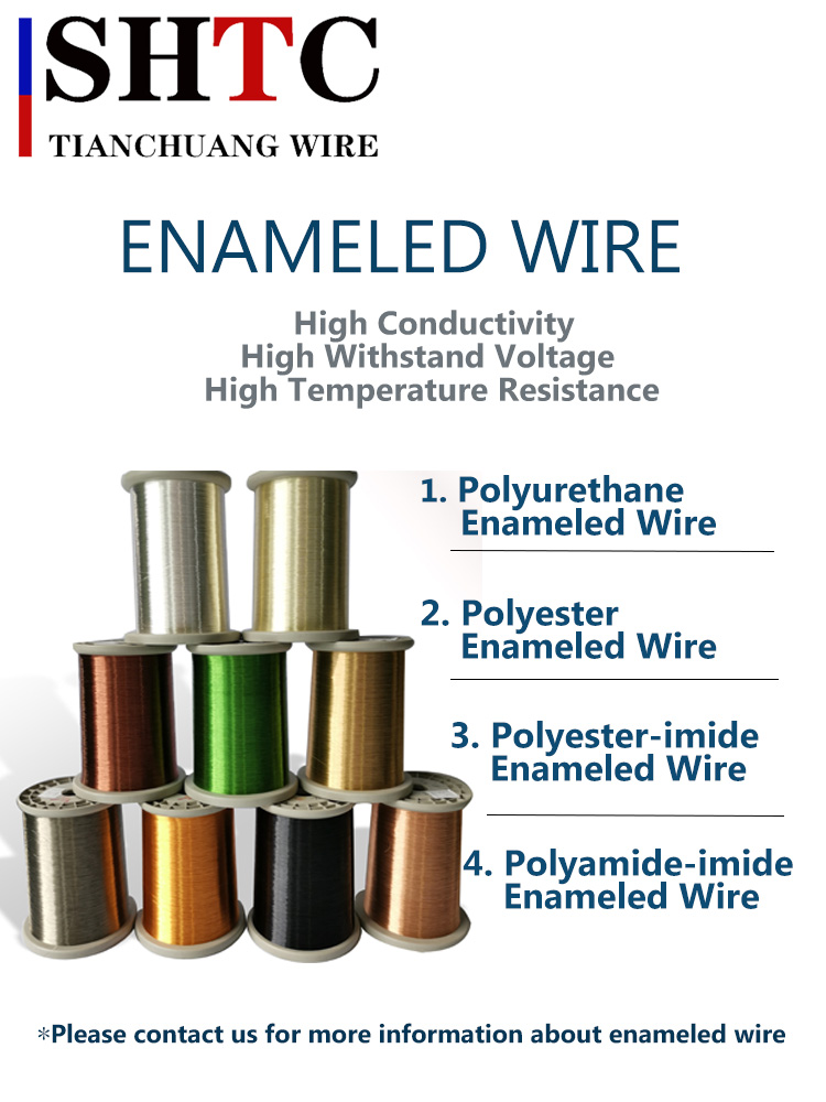 High Quality Thermostability Enameled Wire for Motor Winding 